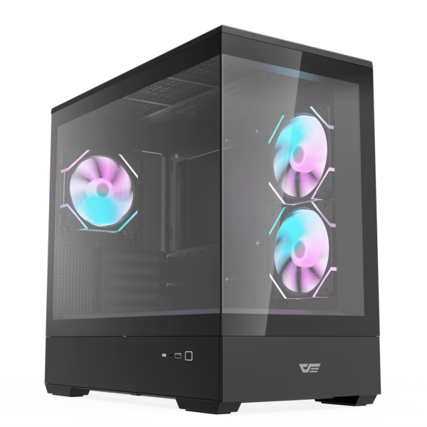 【客製化主機】darkFlash MOTI 鏡之島 (黑) | 24052302